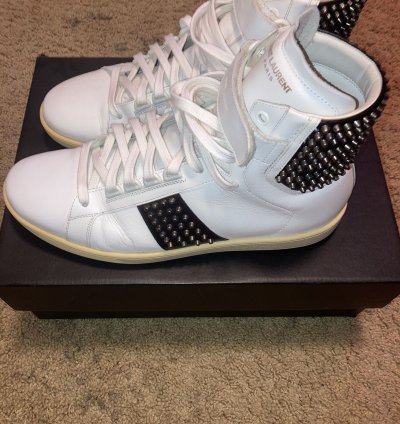 Studded Hi-top Sneakers