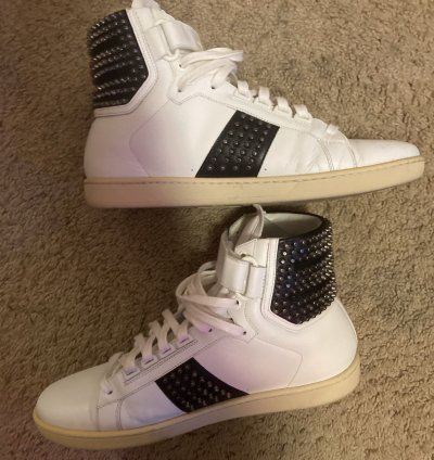 Studded Hi-top Sneakers