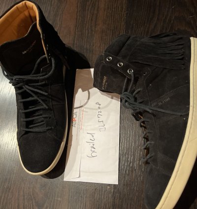 Suede Black Boots