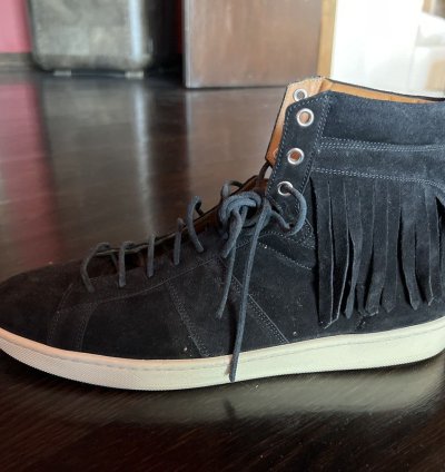 Suede Black Boots