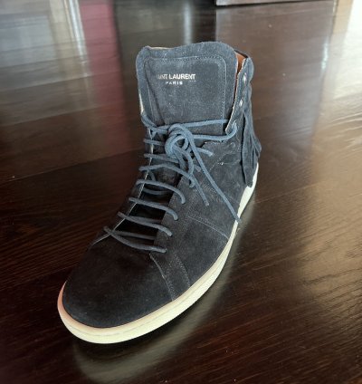 Suede Black Boots