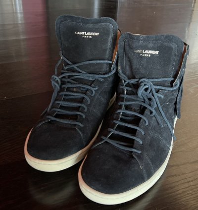 Suede Black Boots