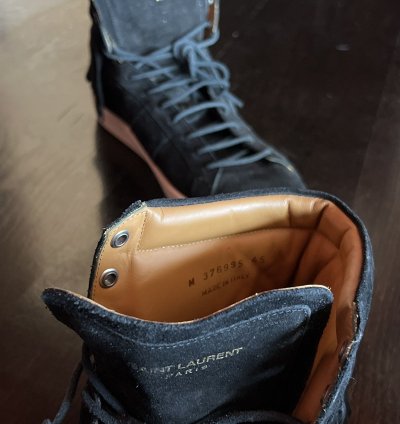 Suede Black Boots
