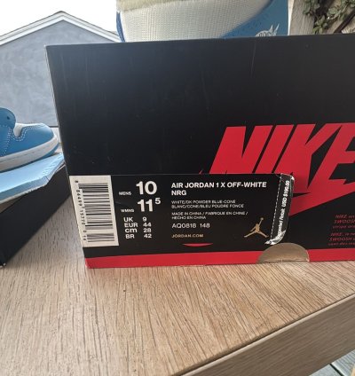 Unc Off White Jordan Ones