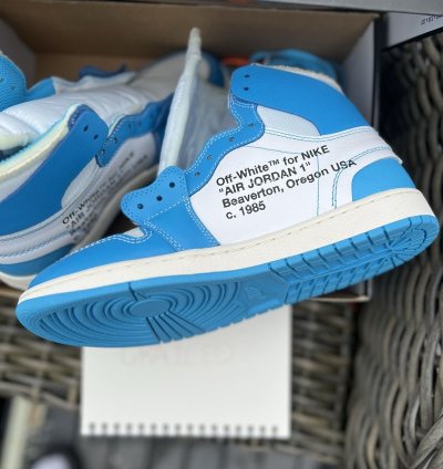 Unc Off White Jordan Ones