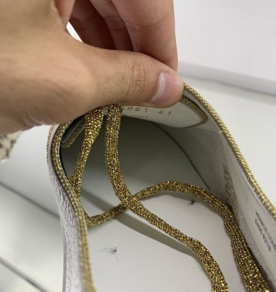 Venice Low Top In White Gold