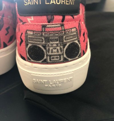 Venice Sneakers In Radio Print Canvas