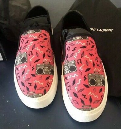 Venice Sneakers In Radio Print Canvas