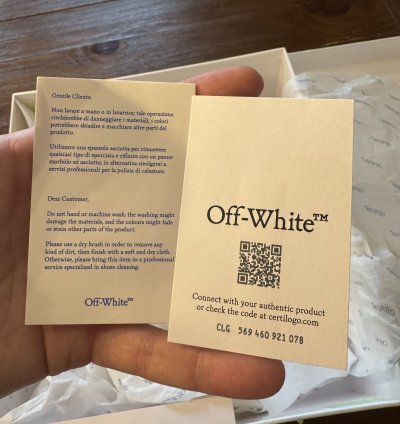 White Off-white The Glove Sneaker Nib New Size 43 Us 10