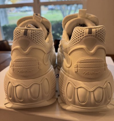White Off-white The Glove Sneaker Nib New Size 43 Us 10