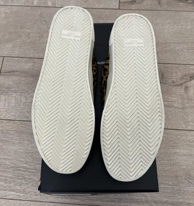 Ysl Saint Laurent Venice Sneaker Leopard Print Canvas 43
