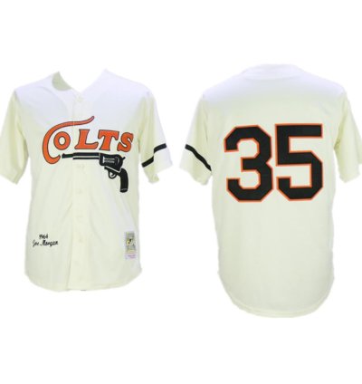 Houston Colts Joe Morgan Cream 1964 Throwback Jersey