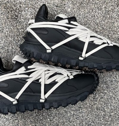 Rick Owens X Moncler Trailgrip Megalace Black