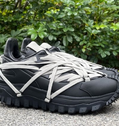 Rick Owens X Moncler Trailgrip Megalace Black