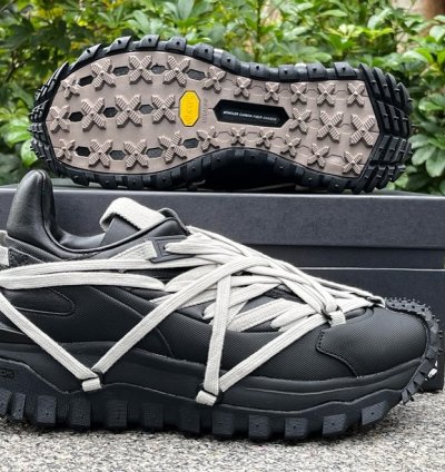 Rick Owens X Moncler Trailgrip Megalace Black
