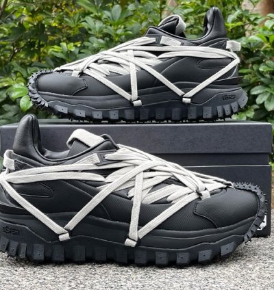 Rick Owens X Moncler Trailgrip Megalace Black