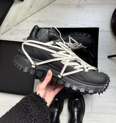 Rick Owens X Moncler Trailgrip Megalace Black