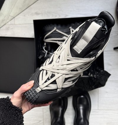 Rick Owens X Moncler Trailgrip Megalace Black
