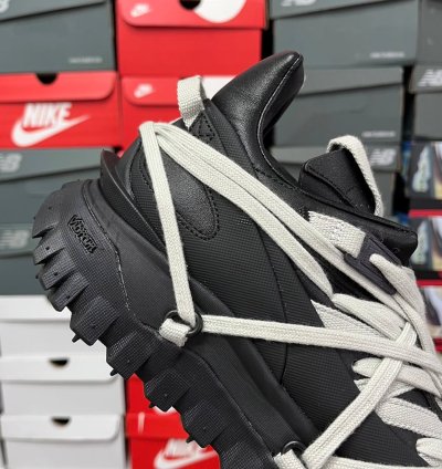 Rick Owens X Moncler Trailgrip Megalace Black
