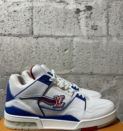 new Louis Vuitton Fw20 Lv Trainer Red White Blue
