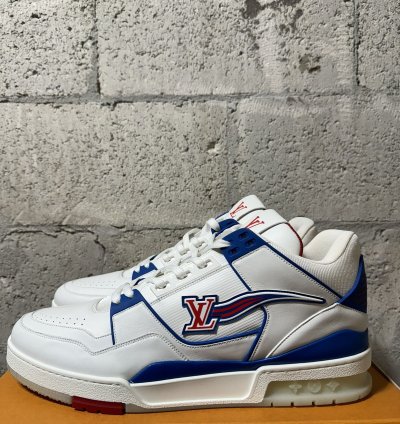 new Louis Vuitton Fw20 Lv Trainer Red White Blue