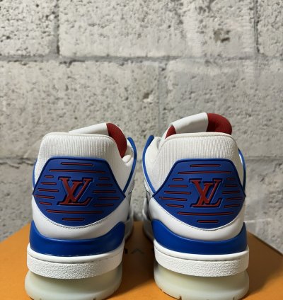 new Louis Vuitton Fw20 Lv Trainer Red White Blue
