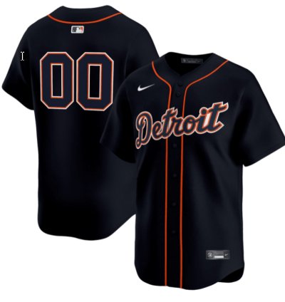 Custom Detroit Tigers Jersey Name And Number Navy All Stitched