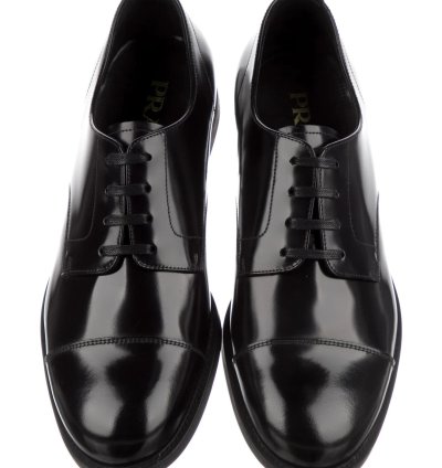 new Prada Lace-up Derby Shoes Black