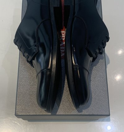 new Prada Lace-up Derby Shoes Black