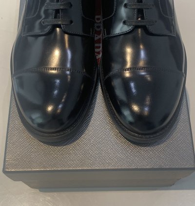 new Prada Lace-up Derby Shoes Black