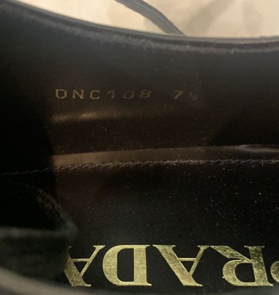 new Prada Lace-up Derby Shoes Black