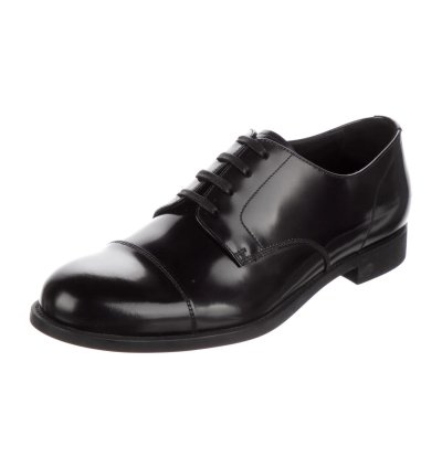 new Prada Lace-up Derby Shoes Black