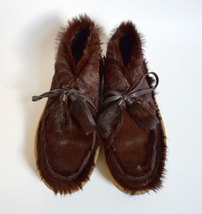 17 Tasselled Fur Chukka Boots