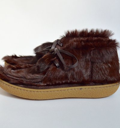 17 Tasselled Fur Chukka Boots