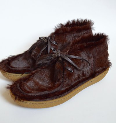 17 Tasselled Fur Chukka Boots