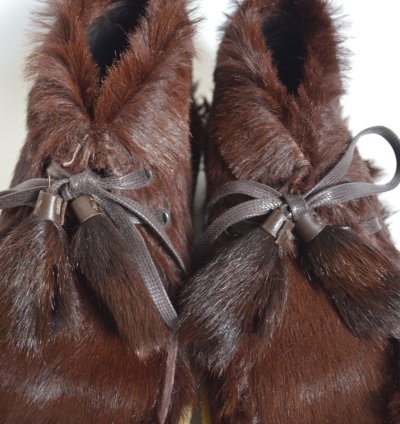 17 Tasselled Fur Chukka Boots