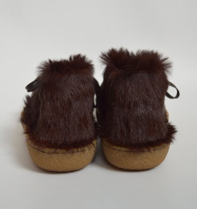 17 Tasselled Fur Chukka Boots