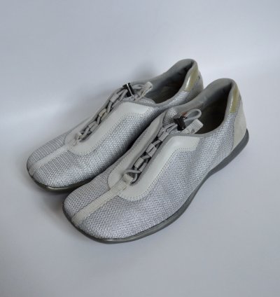 1999 Gray Bunjee Lace Sneakers