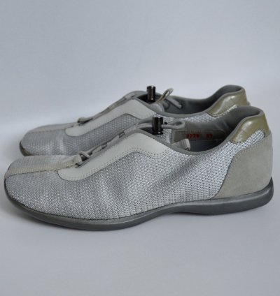 1999 Gray Bunjee Lace Sneakers