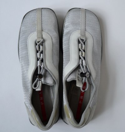 1999 Gray Bunjee Lace Sneakers