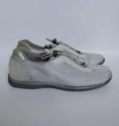 1999 Gray Bunjee Lace Sneakers