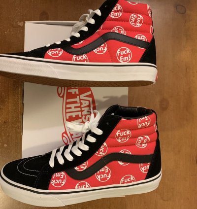 2014 Supreme Vans Sk8 Hi Fuck Em