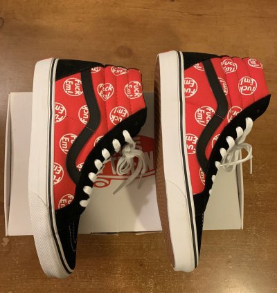 2014 Supreme Vans Sk8 Hi Fuck Em