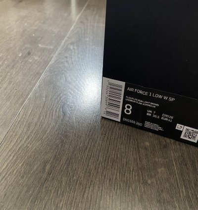 2021 Nike Supreme Wheat Air Force 1 Sz 8