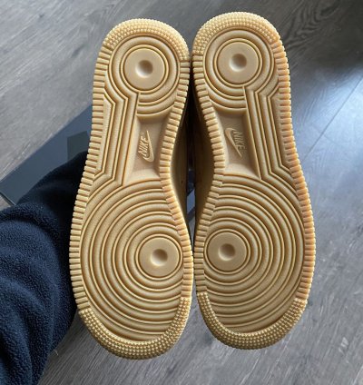 2021 Nike Supreme Wheat Air Force 1 Sz 8