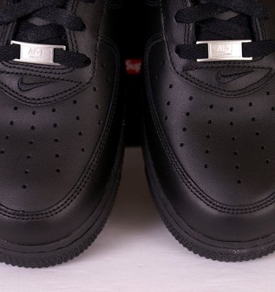 2021 Supreme Nike Air Force 1 Low Black Red Box Logo