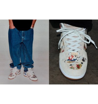 2023 Supreme Nike Sb Dunk Hi Rammellzee Cream 9 5