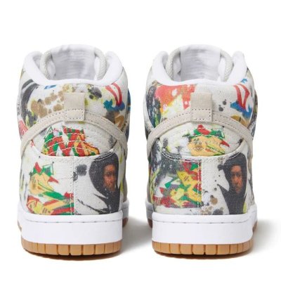 2023 Supreme Nike Sb Dunk Hi Rammellzee Cream 9 5
