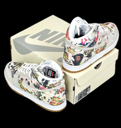 2023 Supreme Nike Sb Dunk Hi Rammellzee Cream 9 5