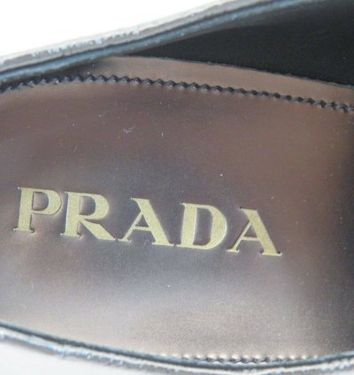 2eb170 Black Leather Lettering Logo Lace Up Oxfords 11 Us